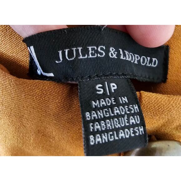 Jules & Leopold S/P Wide Leg Crop Pant 70's Inspo Retro Fall Minimalist Chic - Picture 5 of 8